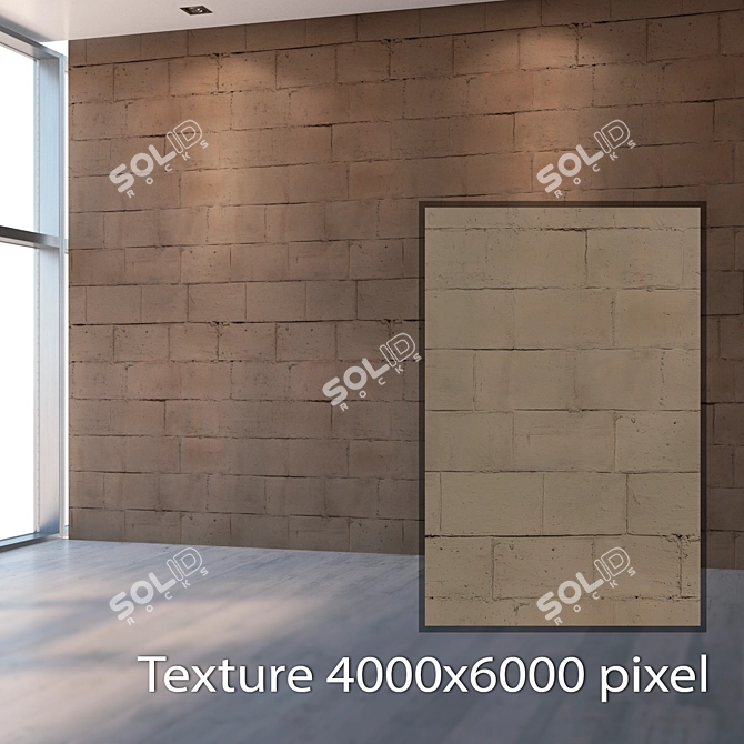 Seamless Wall Texture - High Resolution and Detail 3D model image 2