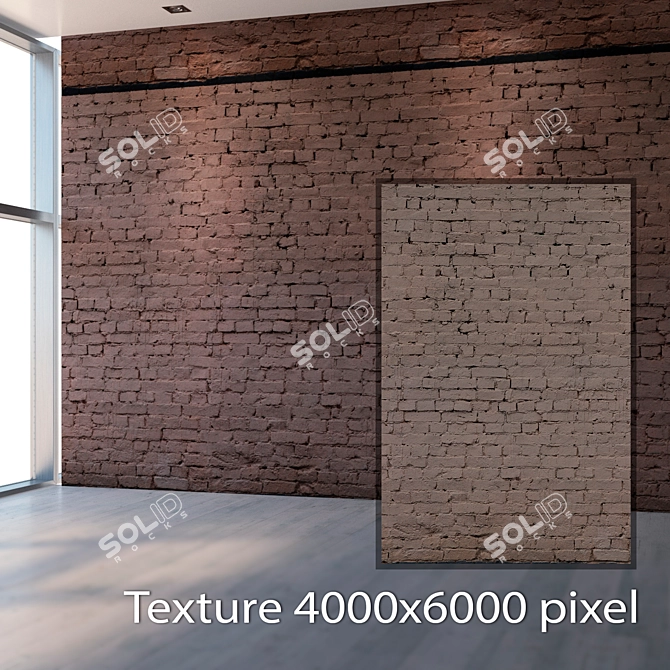 Seamless Brick Texture Kit 3D model image 2