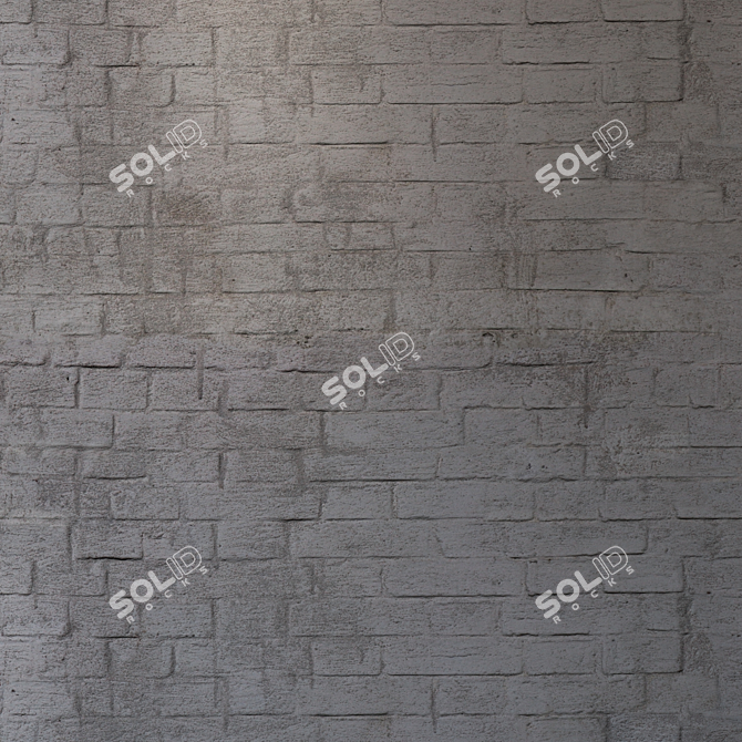 Seamless Brick Texture: High Resolution & Detail 3D model image 3