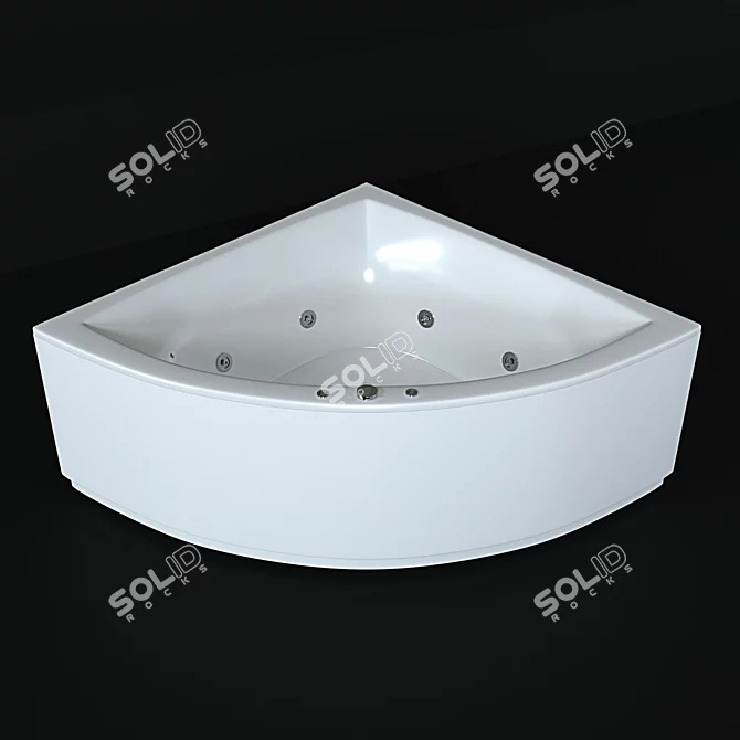 Aquatek Jupiter: Luxury Soaking Spa 3D model image 1