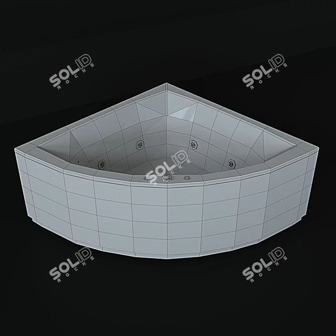 Aquatek Jupiter: Luxury Soaking Spa 3D model image 3