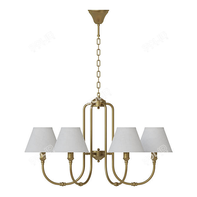 Elegant MW-Light Consuelo Chandelier 3D model image 2