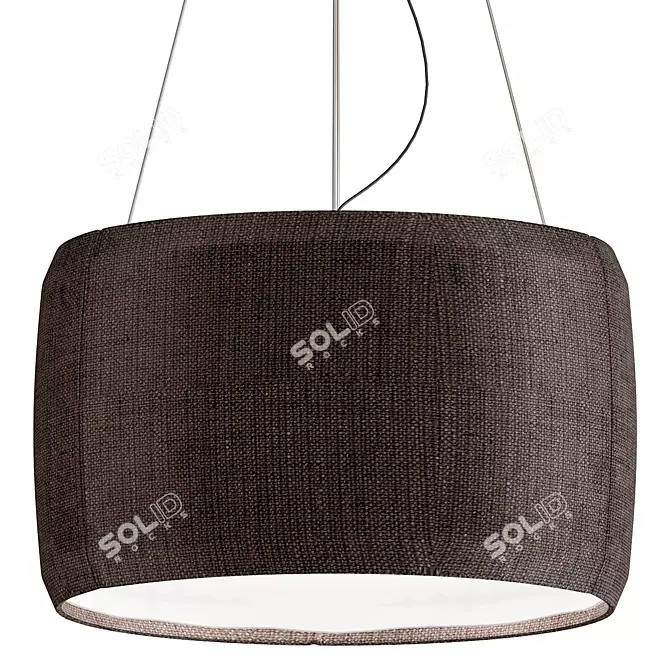 Silent Elegance: Luceplan Pendant Light 3D model image 1