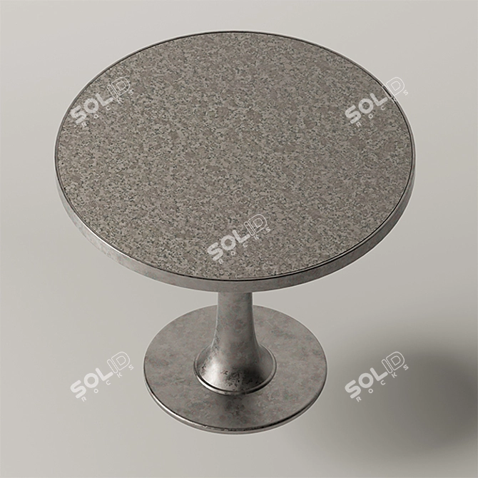 Modern Polygon Desk: 13524 3D model image 2