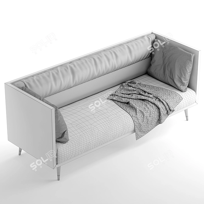 Modern Comfort Sofa 3D model image 2