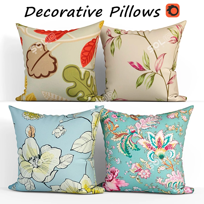 Decorative Pillow Set - TangDepot 342 3D model image 1