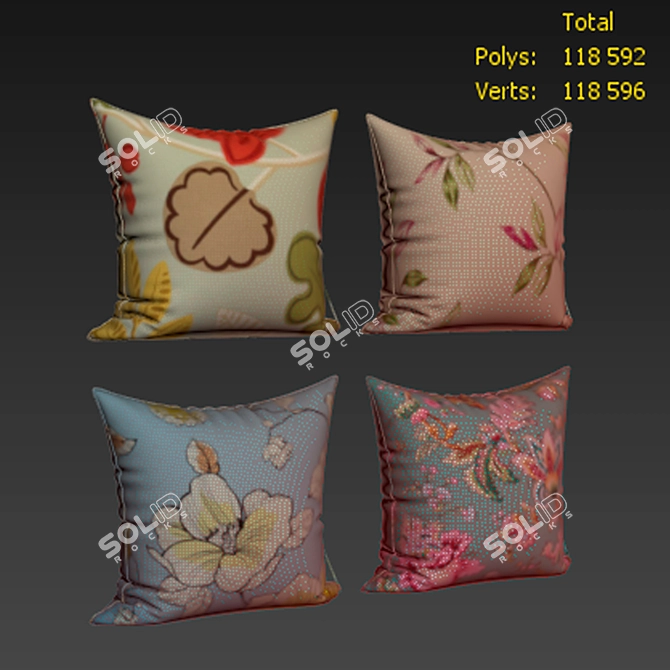 Decorative Pillow Set - TangDepot 342 3D model image 2