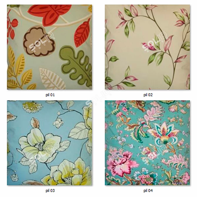 Decorative Pillow Set - TangDepot 342 3D model image 3