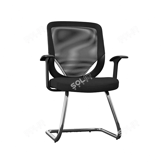 ErgoFlex Office Chair: Comfort & Style 3D model image 2