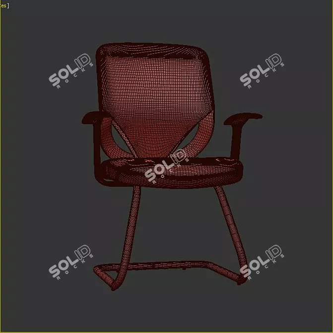 ErgoFlex Office Chair: Comfort & Style 3D model image 3