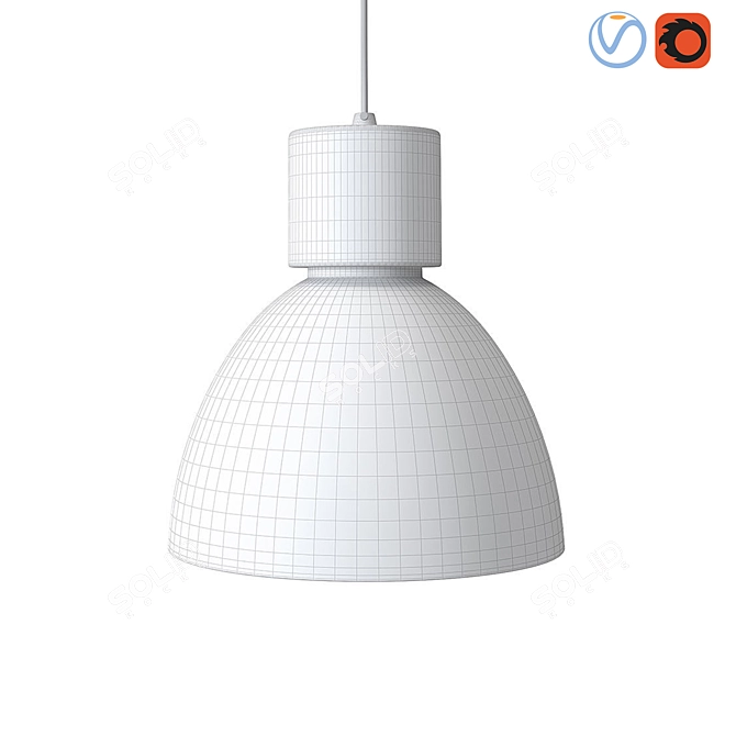 Scandinavian Ceiling Lamp Collection 3D model image 3