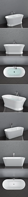 Ravak  Freestanding Bathtub Set - The Perfect Bath Experience 3D model image 2