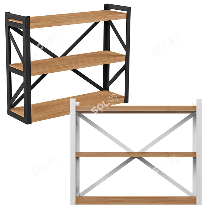 Suspended Kitchen Shelf - Noodles & Noodles 3D model image 1