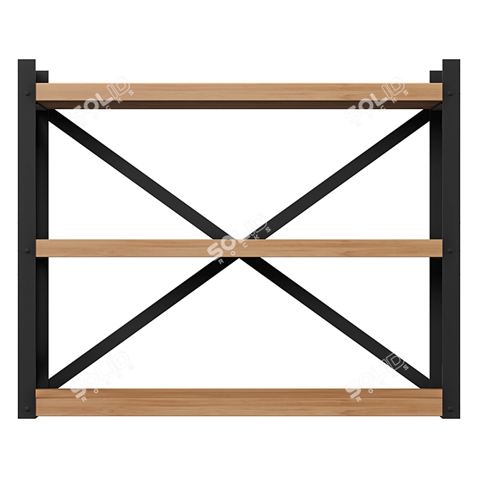 Suspended Kitchen Shelf - Noodles & Noodles 3D model image 3