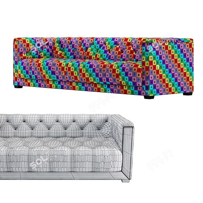 RH Savoy Modern Sofa 3D model image 3