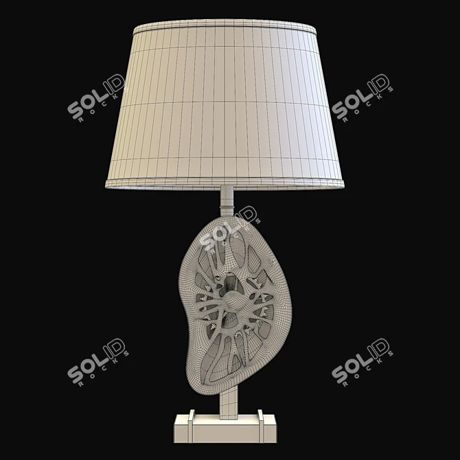 Valencia LG1: Stylish Spanish Crystal Pendant 3D model image 2