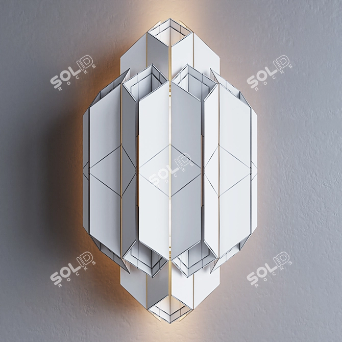 Elegant Corbett Lighting 254-12 Wall Sconce 3D model image 2