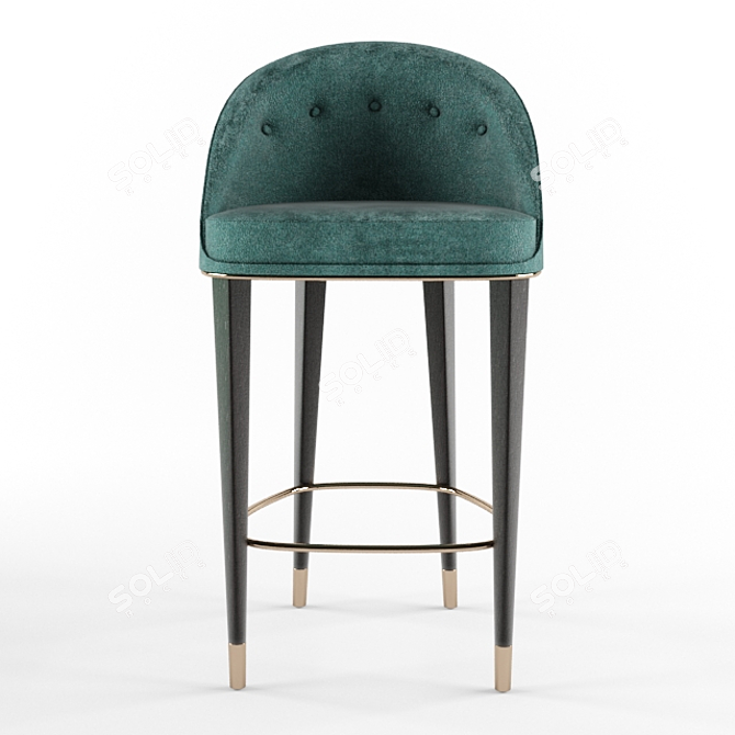 Brabbu Malay Bar Chair - Elegant and Stylish 3D model image 2