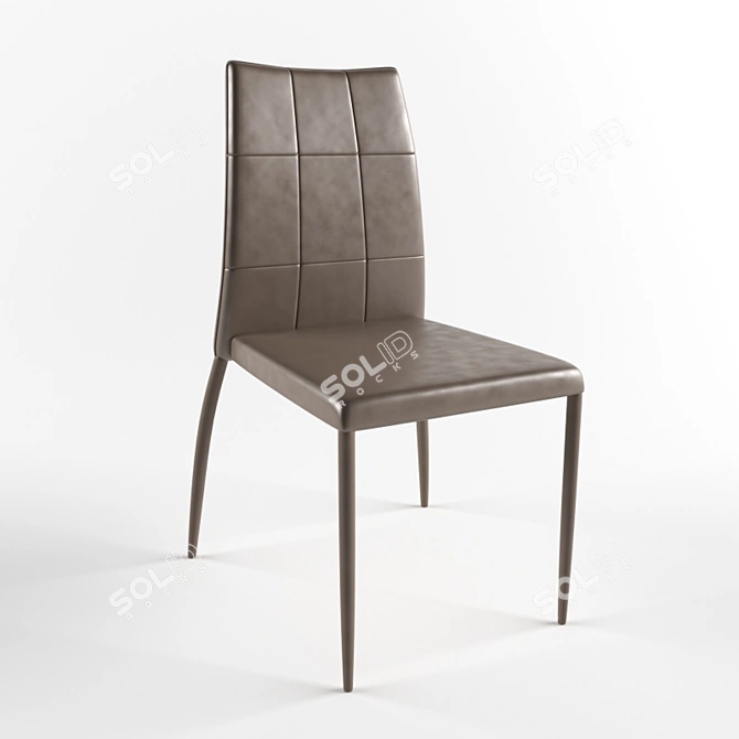 Elegant Hoff Sofia Chair 3D model image 1