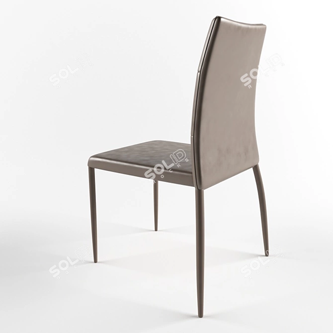 Elegant Hoff Sofia Chair 3D model image 2