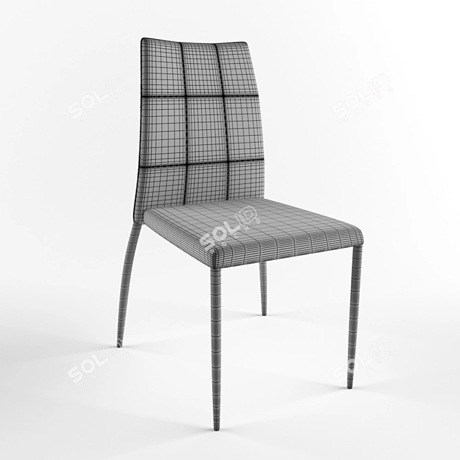 Elegant Hoff Sofia Chair 3D model image 3