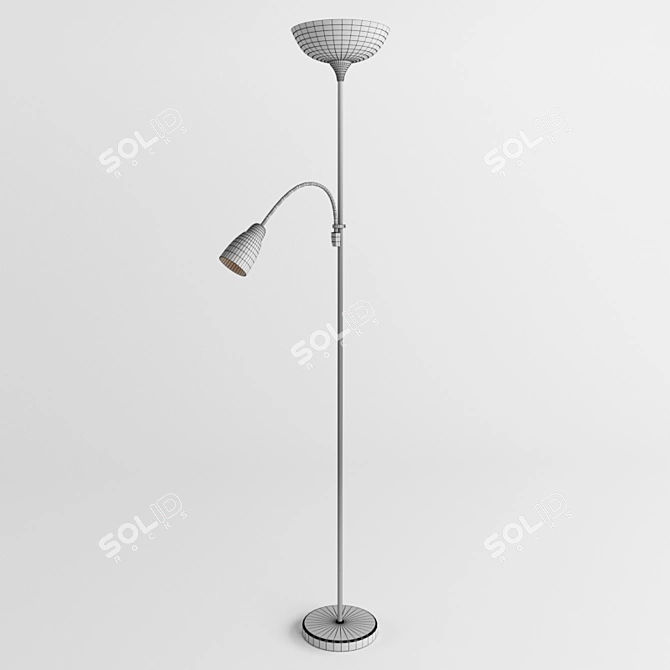 Elegant Torchere ODEON Light 3D model image 3