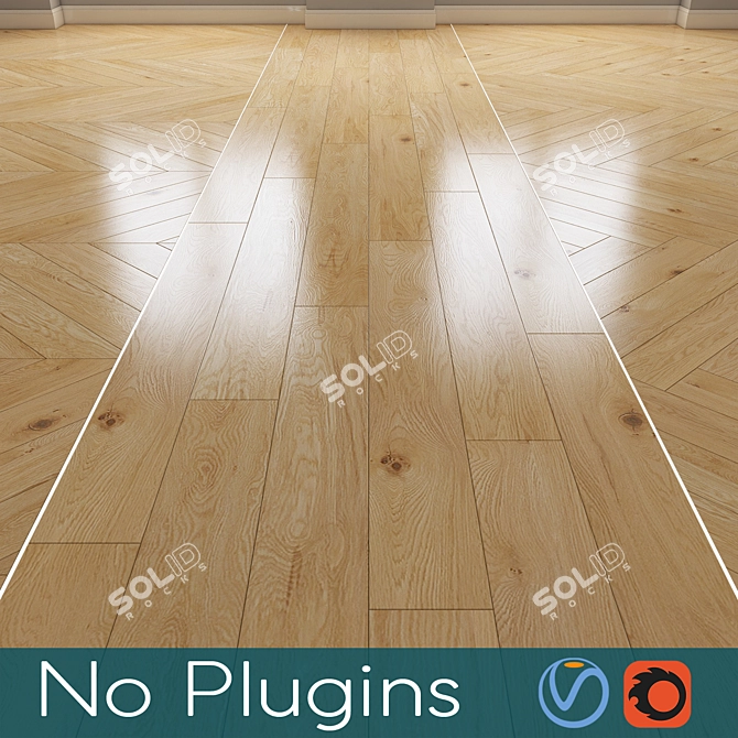 Modern Floor Tile Collection 3D model image 1