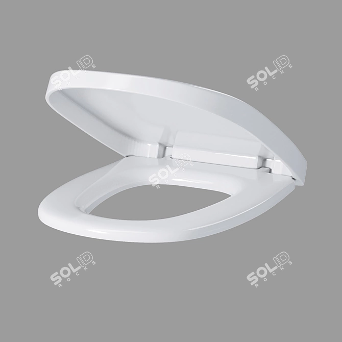 ARTECO Duroplast Toilet Seat, White 3D model image 1