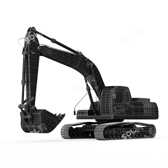 Volvo EC290 Excavator | Powerful Excavating Machine 3D model image 3