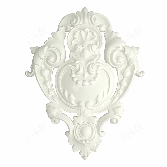 Title: Baroque Elegance Pad by RODECOR 3D model image 2