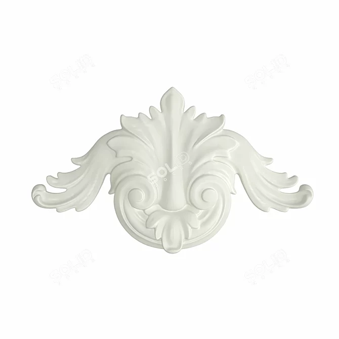 Baroque Corner Element - RODECOR 03105BR 3D model image 2