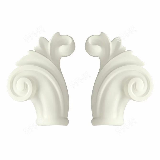 Baroque Endings for Molding by RODECOR 3D model image 2