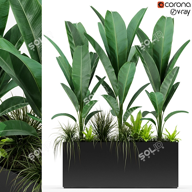 Nature's Bounty: 150 Diverse Plants 3D model image 1