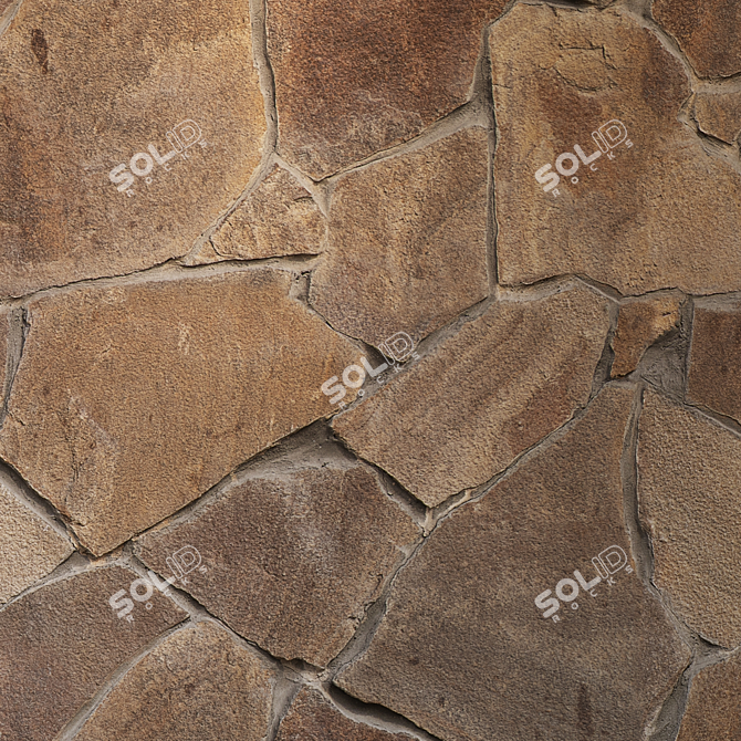 Seamless Natural Stone Texture 3D model image 3