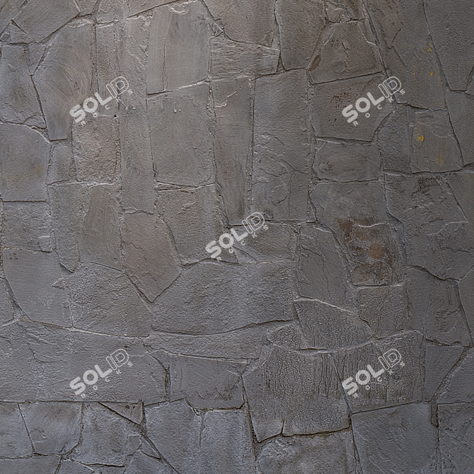 Seamless High-Resolution Stone Texture 3D model image 3