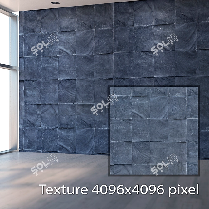 Seamless Facing Tile: High Resolution Texture 3D model image 3