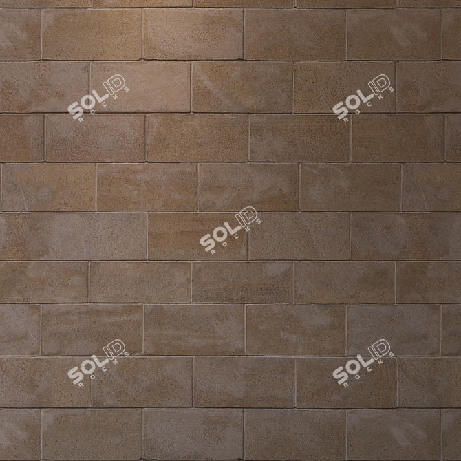 Seamless Stone Texture: High Resolution, Detailed 3D model image 3