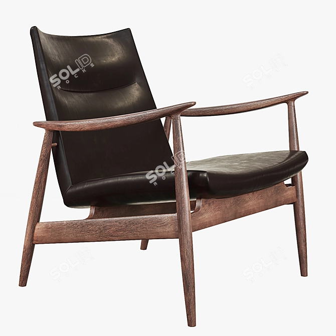 Luxurious Ritzwell Rivage Easy Chair 3D model image 1