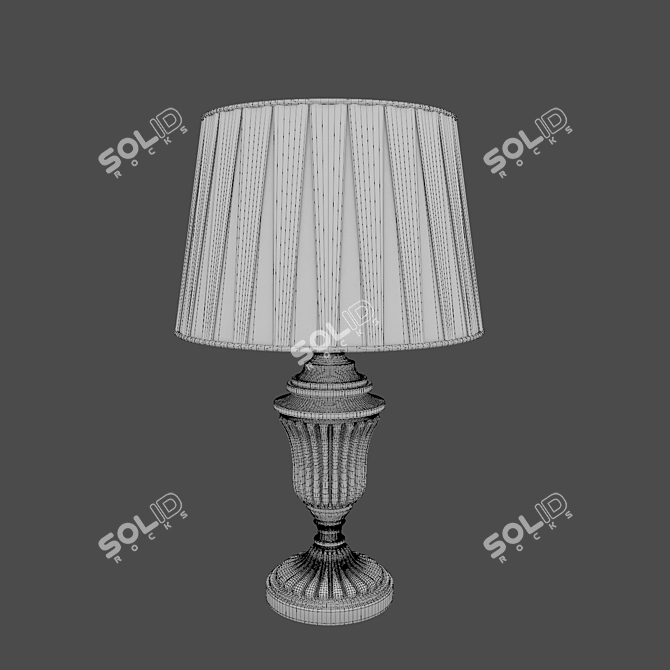 Elegant Bedside Illumination 3D model image 2