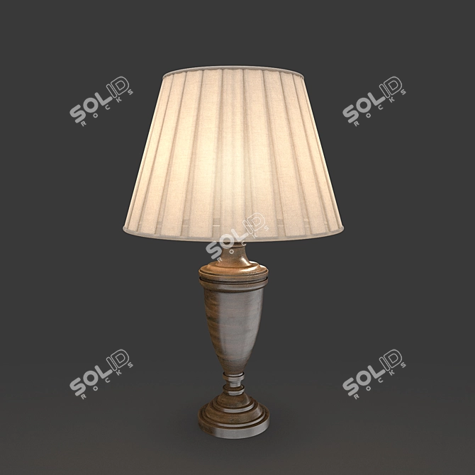 Modern Bedside Lamp: Vray & Corona Compatible 3D model image 1