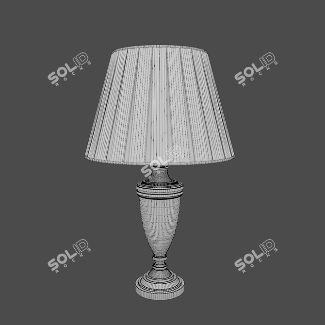 Modern Bedside Lamp: Vray & Corona Compatible 3D model image 2