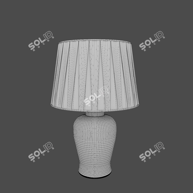 Modern Ambient Bedside Lamp 3D model image 2