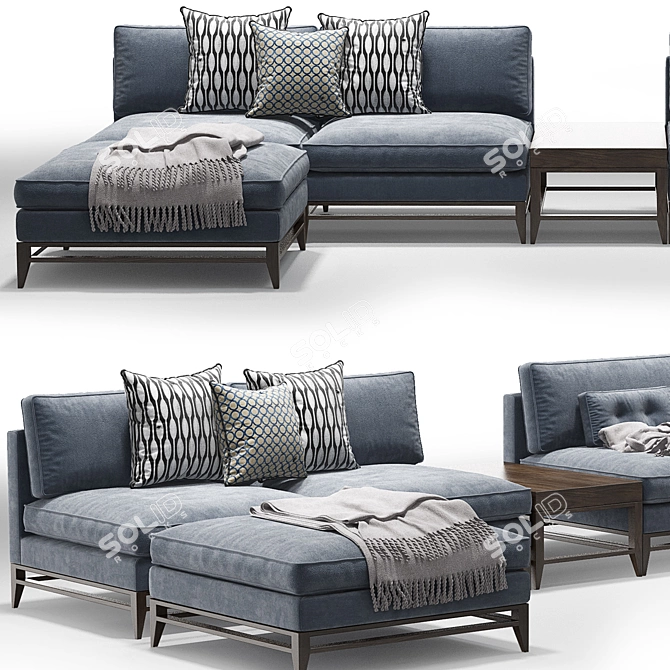 Cadogan: Stylish Modular Sofa 3D model image 2