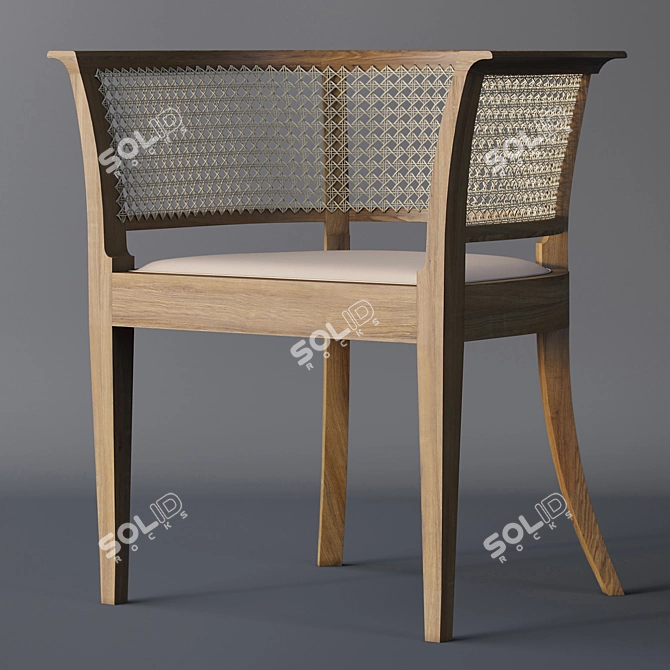 Modern Faaborg Chair: Carl Hansen Design 3D model image 1