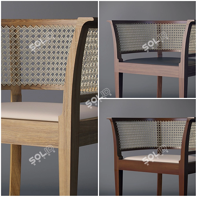 Modern Faaborg Chair: Carl Hansen Design 3D model image 2