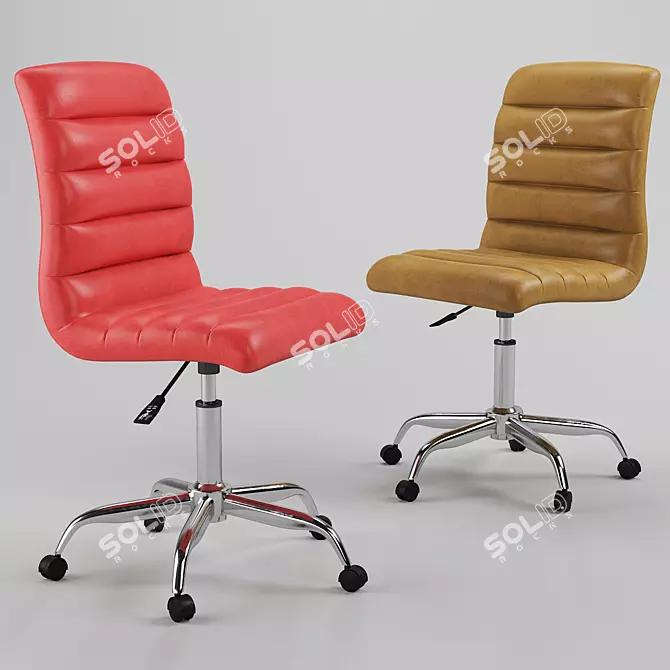 ErgoFlex Office Chair - Modern Design, V-Ray Render 3D model image 1