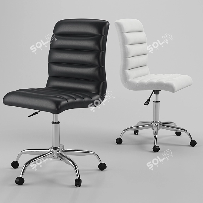 ErgoFlex Office Chair - Modern Design, V-Ray Render 3D model image 2