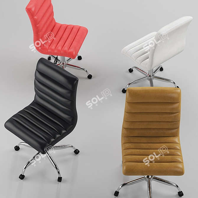 ErgoFlex Office Chair - Modern Design, V-Ray Render 3D model image 3