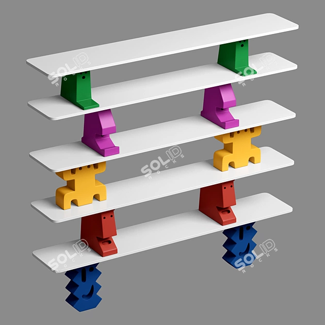 "Magis Me Too" Shelf Supports - Unique and Durable 3D model image 3