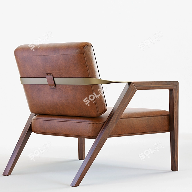 Luxury Aston Martin Armchair V221 3D model image 2